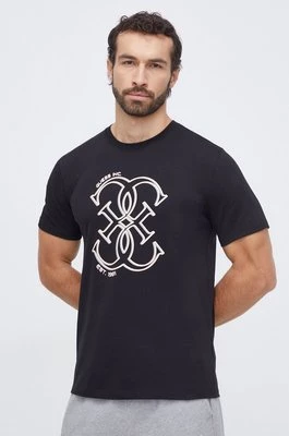 Guess t-shirt bawełniany GASTON męski kolor czarny z nadrukiem Z4RI01 I3Z14