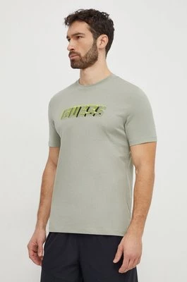 Guess t-shirt bawełniany NIKOLAS męski kolor zielony z nadrukiem Z4RI10 I3Z14