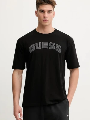 Guess t-shirt bawełniany SHINGO męski kolor czarny gładki Z5BI14 I3Z14