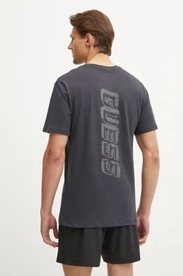 Guess t-shirt bawełniany THONY męski kolor szary z nadrukiem Z4YI02 I3Z14