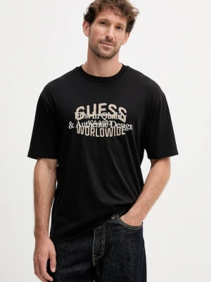 Guess t-shirt bawełniany WORLDWIDE