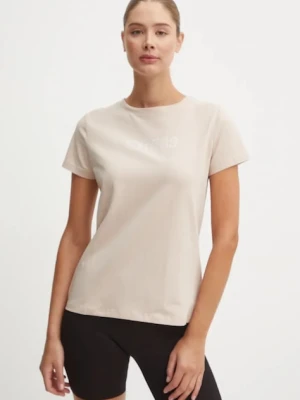 Guess t-shirt BRIANA damski kolor beżowy V3BI11 J1314