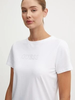 Guess t-shirt BRIANA damski kolor biały V3BI11 J1314