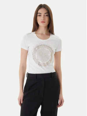 Guess T-Shirt Camelia W4RI47 J1314 Biały Slim Fit