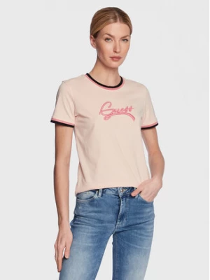 Guess T-Shirt Camila W3RI31 I3Z11 Różowy Regular Fit