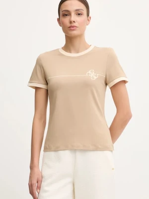 Guess t-shirt CARMEN damski kolor zielony V5YI01 J1314
