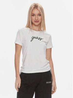 Guess T-Shirt Carrie O4RM09 KBBU1 Biały Regular Fit