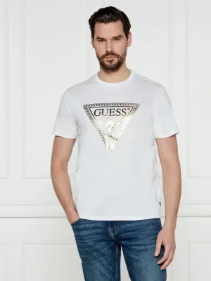 GUESS T-shirt CHAIN TRI LOG | Regular Fit