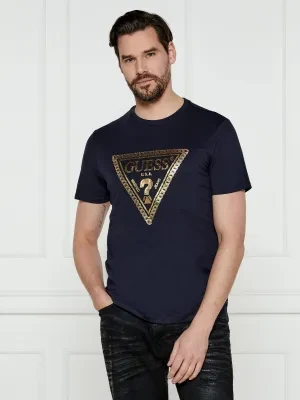 GUESS T-shirt CHAIN TRI LOG | Regular Fit