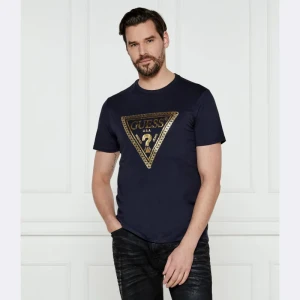 GUESS T-shirt CHAIN TRI LOG | Regular Fit