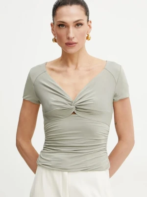 Guess t-shirt CHARLOTTE zielony