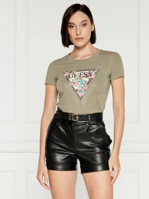 GUESS T-shirt CHERRY FLOWER | Slim Fit
