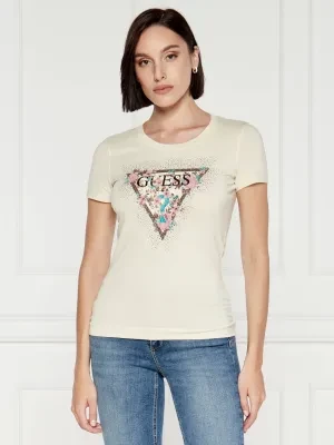 GUESS T-shirt CHERRY FLOWER | Slim Fit