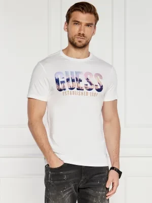 GUESS T-shirt CITY OF PALMS | Slim Fit