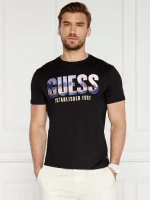 GUESS T-shirt CITY OF PALMS | Slim Fit