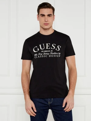 GUESS T-shirt CLASSIC | Regular Fit czarny