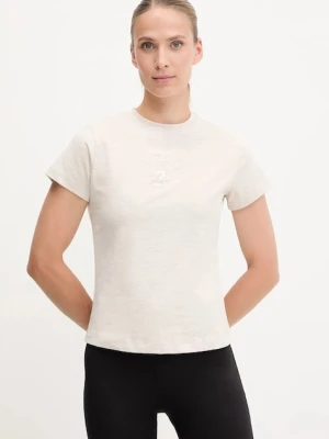 Guess t-shirt COLETTE damski kolor beżowy V4YI21 KCDH1