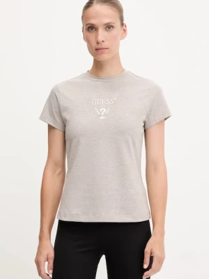 Guess t-shirt COLETTE damski kolor beżowy V4YI21 KCDH1