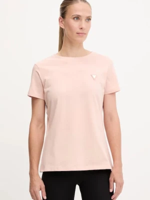 Guess t-shirt COLETTE damski kolor pomarańczowy V4YI09 J1314