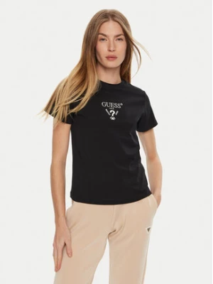 Guess T-Shirt Colette V4YI21 KCDH1 Czarny Regular Fit