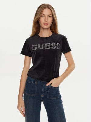 Guess T-Shirt Couture V4BI29 KBXI2 Czarny Regular Fit