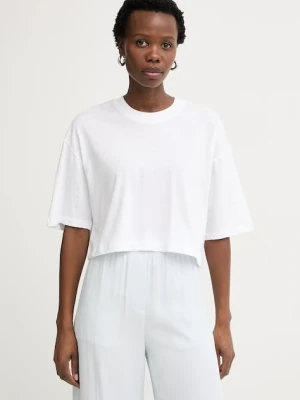 Guess T-shirt damski bawełniany biały