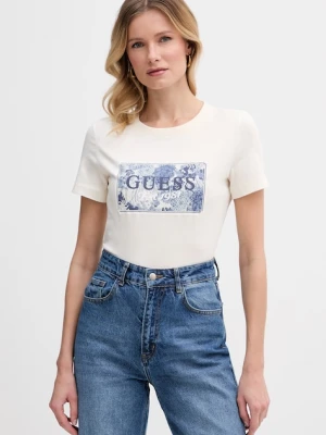 Guess t-shirt damski bawełniany