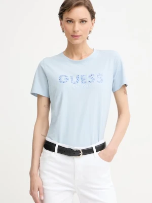 Guess T-shirt damski bawełniany