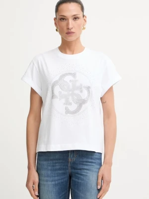 Guess T-shirt damski bawełniany