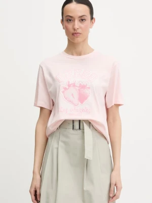 Guess T-shirt damski bawełniany RIN