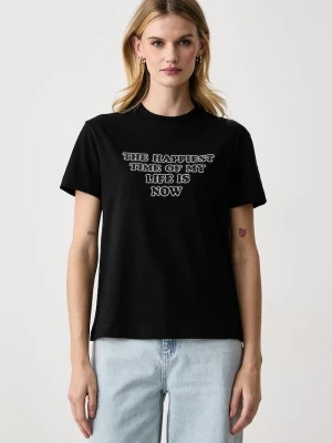 Guess T-shirt damski bawełniany x MARILYN MONROE czarny