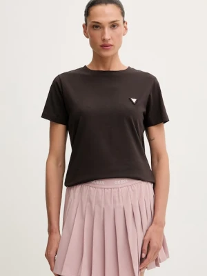 Guess T-shirt damski bawełniany z elastanem COLETTE