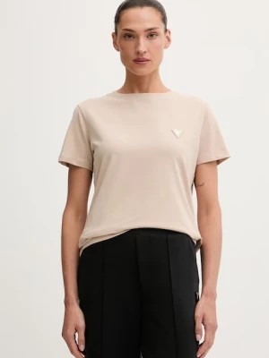Guess T-shirt damski bawełniany z elastanem COLETTE