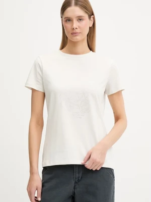 Guess T-shirt damski bawełniany z elastanem ROMY