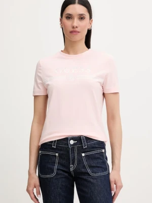 Guess T-shirt damski bawełniany z elastanem SIENA