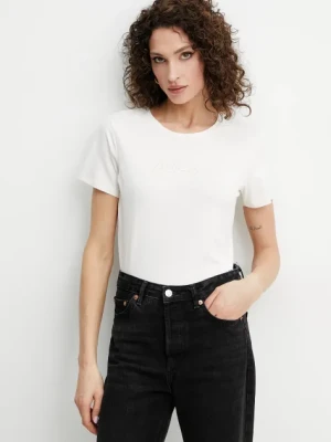 Guess t-shirt damski kolor beżowy O5GI02 KBBU1