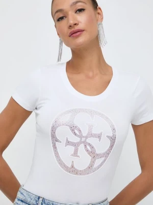 Zdjęcie produktu Guess t-shirt damski kolor biały W4GI29 J1314