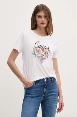 Guess t-shirt damski kolor biały W4GI49 K9SN1