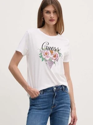 Guess t-shirt damski kolor biały W4GI49 K9SN1