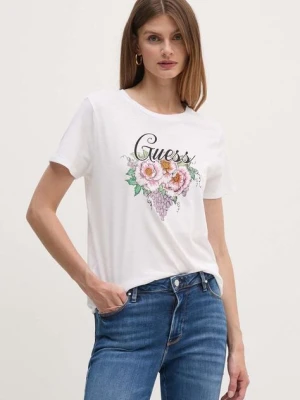 Guess t-shirt damski kolor biały W4GI49 K9SN1