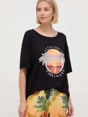 Guess t-shirt damski kolor czarny E4GI04 K68D2
