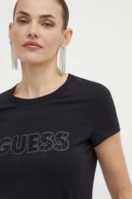 Guess t-shirt damski kolor czarny W4GI14 J1314