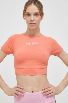 Guess t-shirt ALINE damski kolor pomarańczowy V3RP16 KABR0