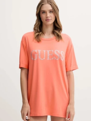 Guess t-shirt damski kolor pomarańczowy E5GI07 K68D2