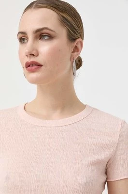 Guess t-shirt SMOKED damski kolor różowy W3GP34 KBQI0
