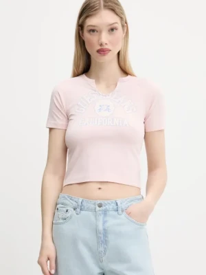 Guess Jeans t-shirt damski kolor różowy W5GI27 J1314