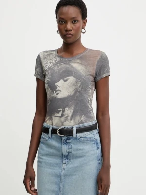 Guess t-shirt damski kolor szary W5BI33 K37Z0