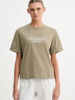 Guess t-shirt damski X NORTH SAILS