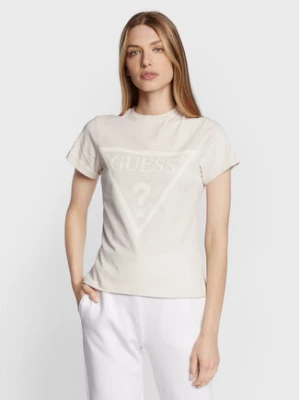 Guess T-Shirt Dianna V2BI06 I3Z14 Beżowy Regular Fit