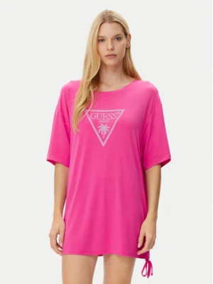 Guess T-Shirt E4GI00 K68D2 Różowy Regular Fit
